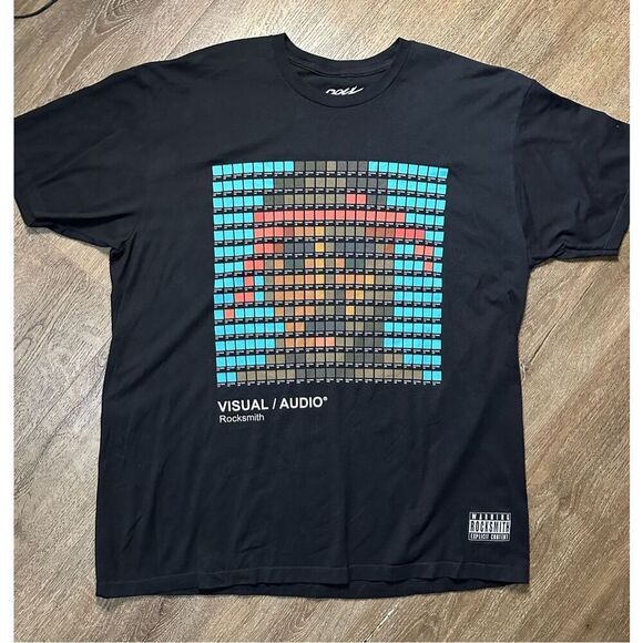 Rock Smith Pactone 2 Pac Visual Audio T Shirt Rap Hip Hop Tupac Mens Size Large - Picture 1 of 5